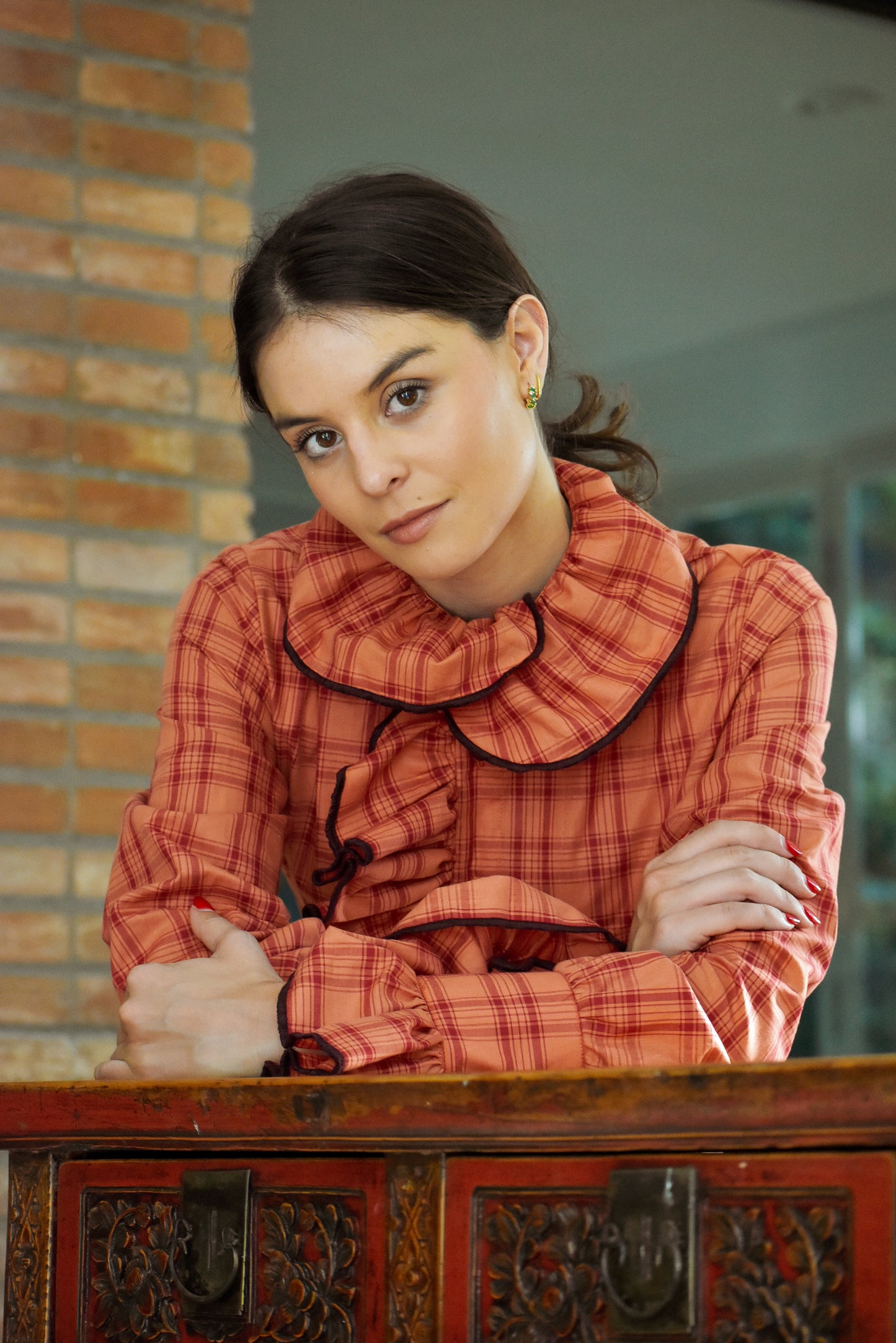 Blusa Mónica Ruffle