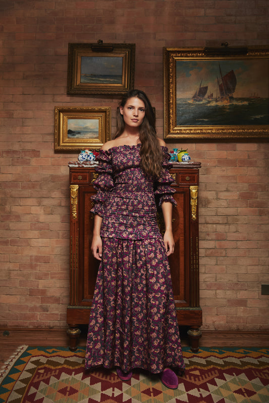 Vestido Panal Bardot