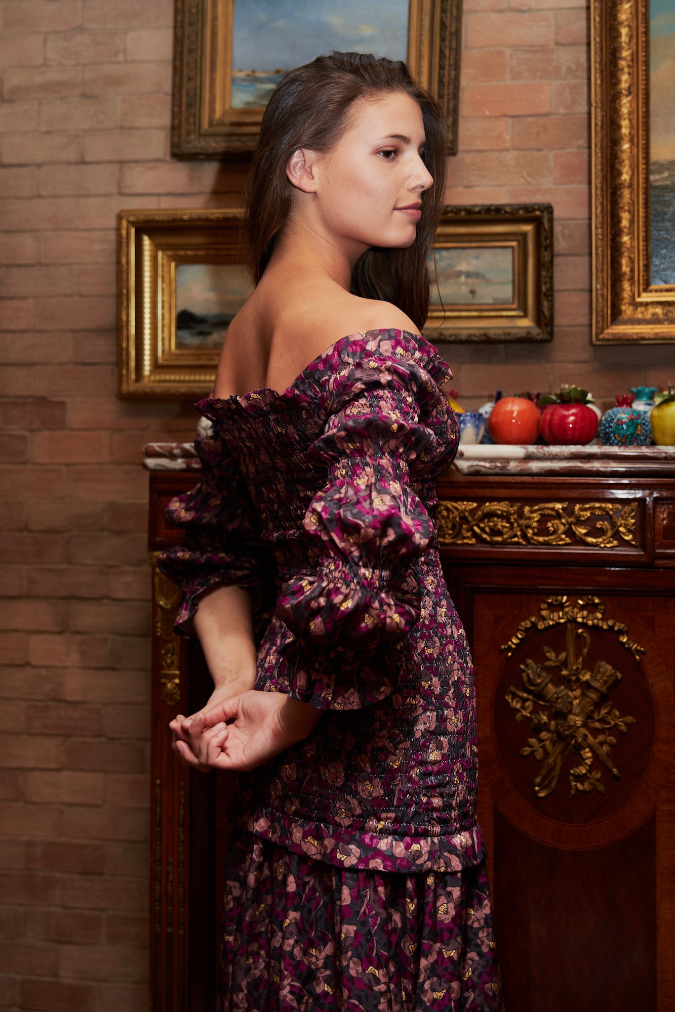 Vestido Panal Bardot