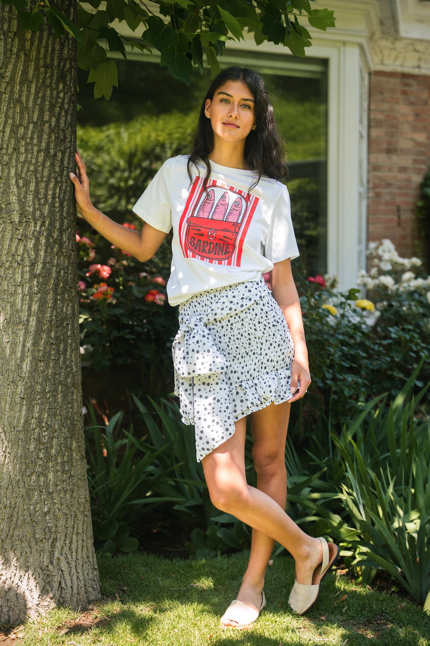 Top falda galdana dots