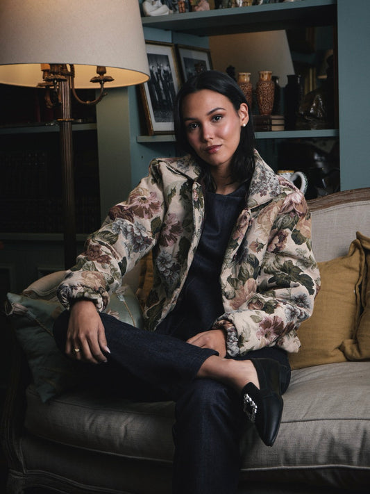 Chaqueta Borbon Flores