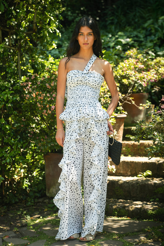 Pantalón vuelos galdana dots