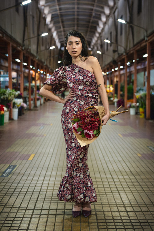 Vestido Asimétrico Baloon