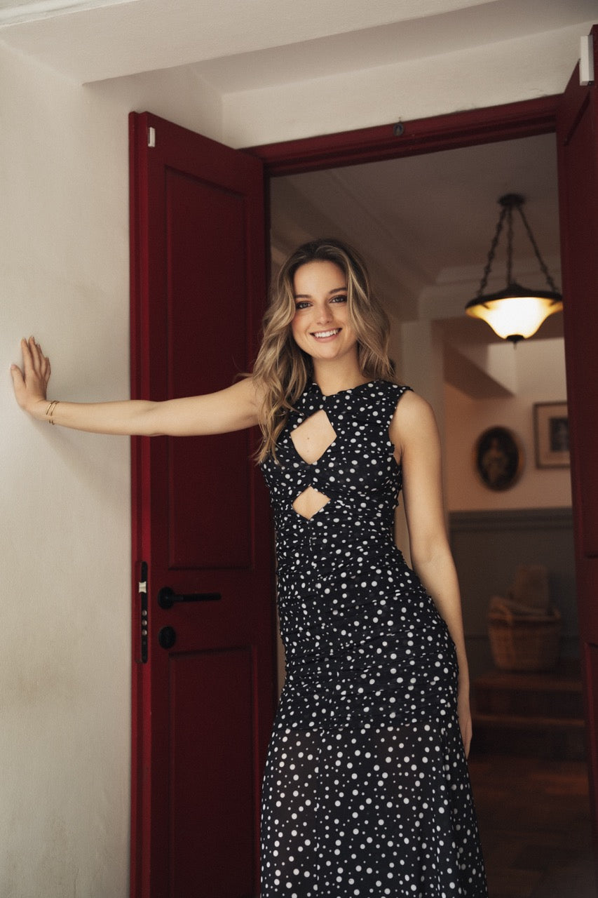 Vestido Mesh Ibiza Dots