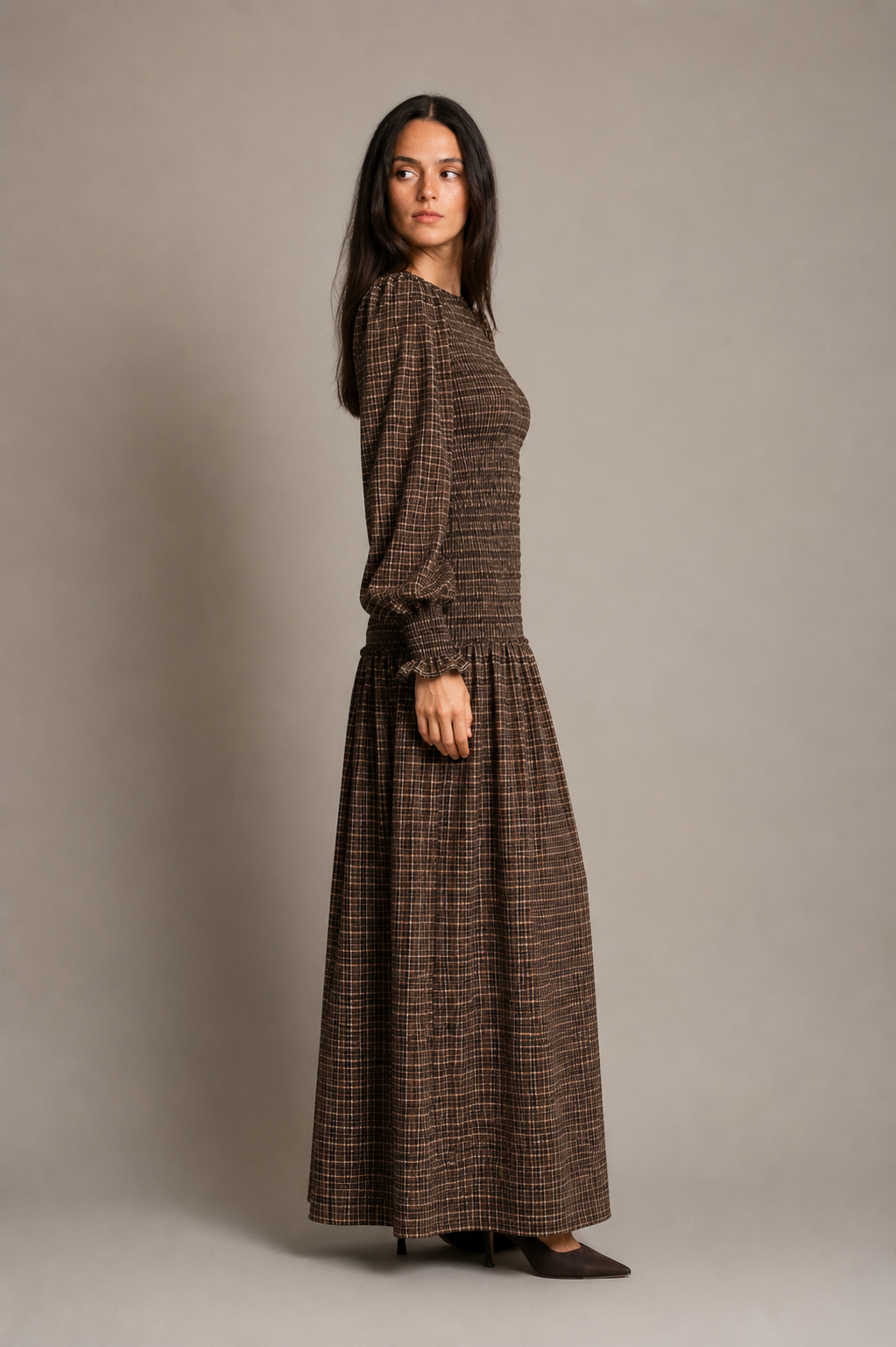 Vestido Largo Panal