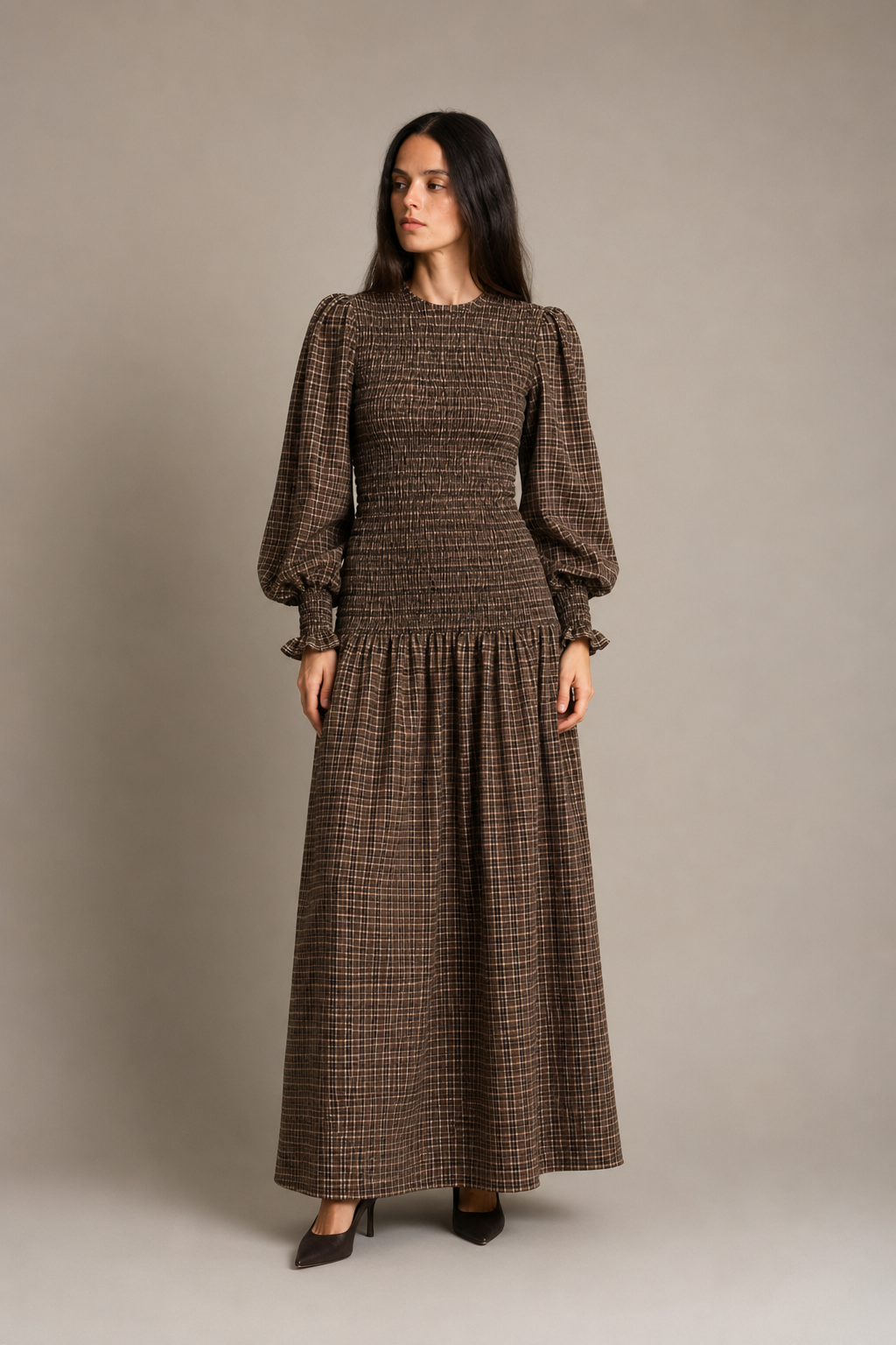 Vestido Largo Panal