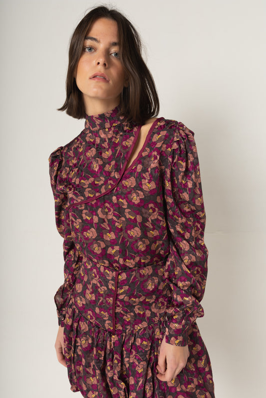 Blusa asimetrica Odette