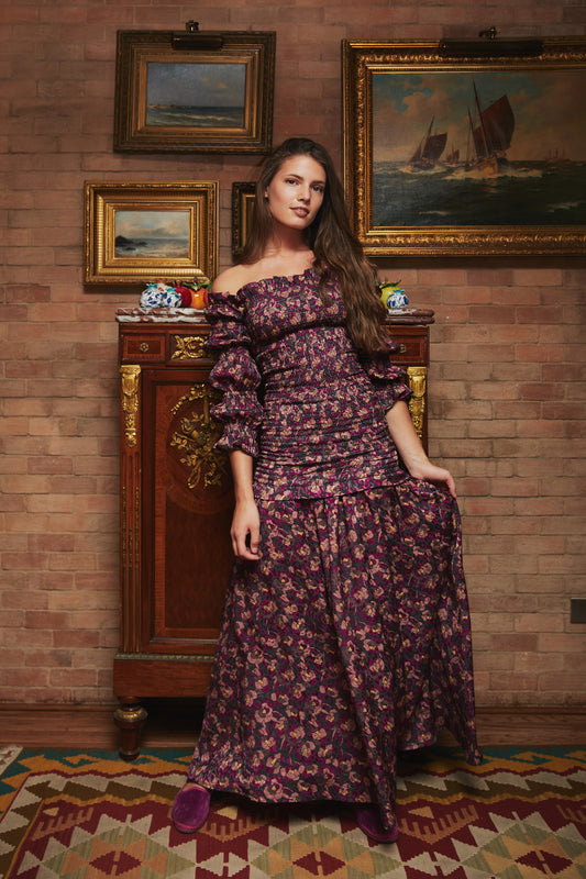 Vestido Panal Bardot