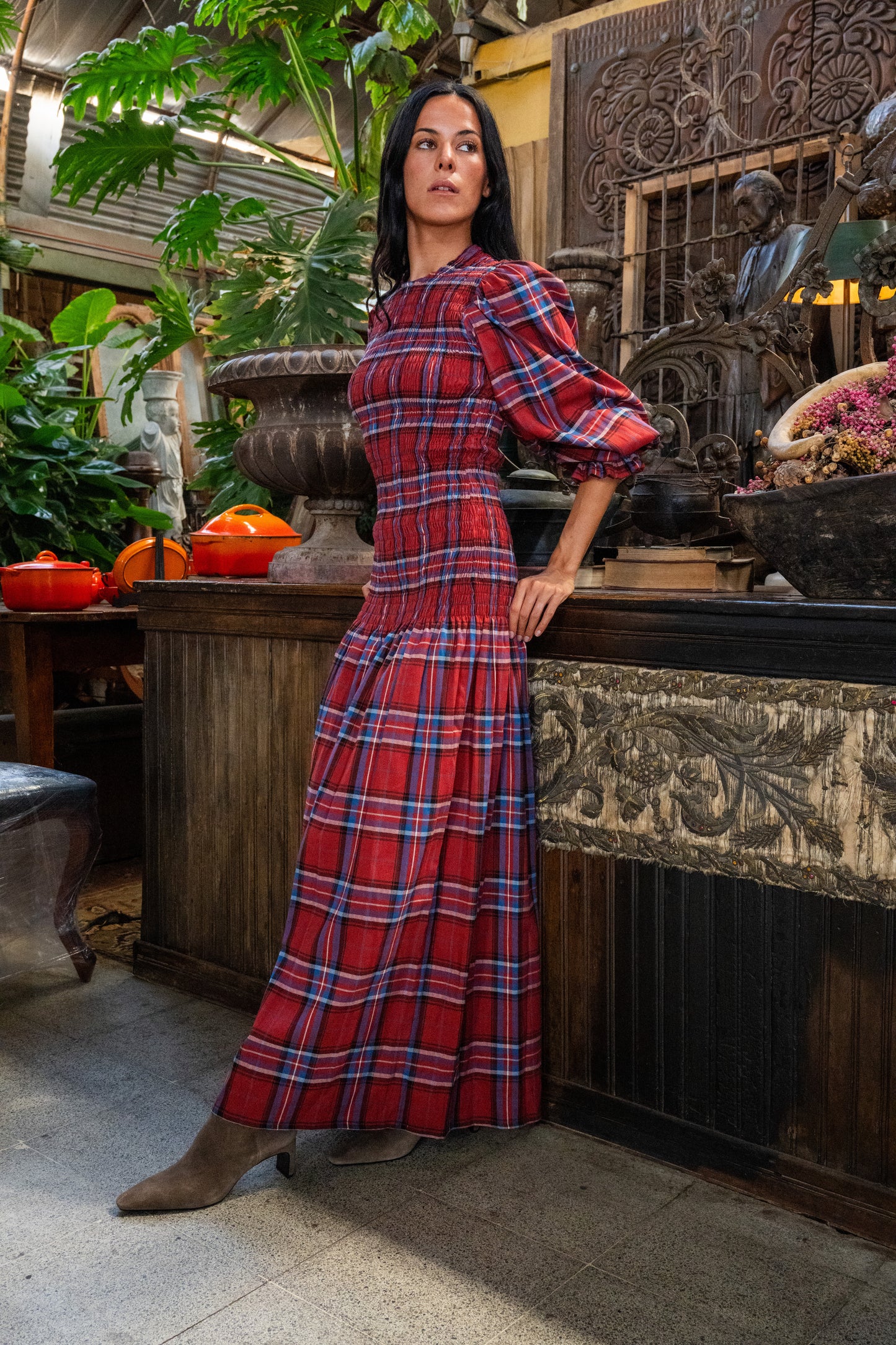 Vestido Largo Panal