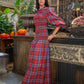Vestido Largo Panal