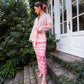 Almería Belted Jacket Bubble Pink