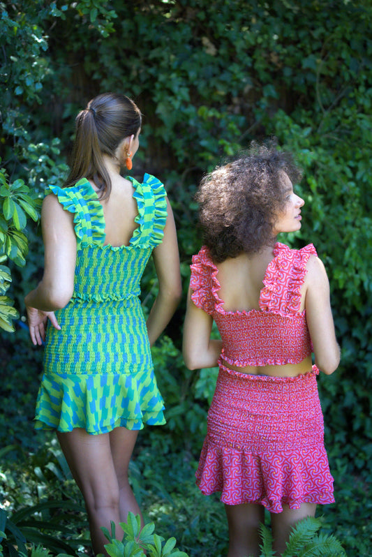 Falda/Top Irene Panal Sour